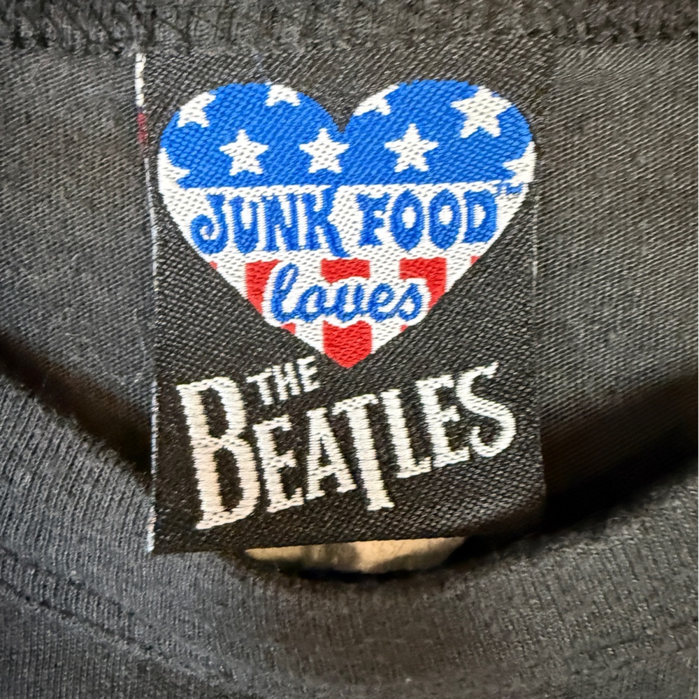Junk Food Clothing Loves The Beatles Women's Fitted T-Shirt | Small (RUNS SMALL) - Picture 2 of 4